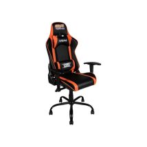 Sedia gaming KONIX Naruto Premium Racing con cuscini lombari e cervicali 160° Nero/Arancione - Nuovo