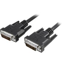 Techly 5.0m DVI-D Dual Link M/M câble DVI 5 m Noir
