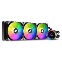 Sharkoon S90 RGB Custodia per PC, processore Raffreddatore a liquido tutto in uno 12 cm Nero 1 pezzo - Nuovo