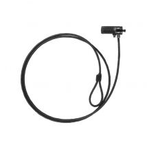 TooQ Cable de Seguridad con Combinación para Portátiles 1.5 metros, Color Gris Oscuro - Nuevo