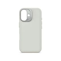 Decoded Funda para iPhone gama 16 Stacks Compatible con MagSafe en silicona antimicrobiana Gris - Nuevo