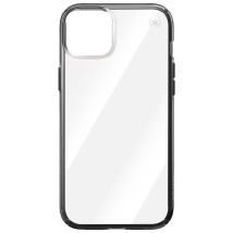 Speck Estuche Presidio Perfect Clear Geo para iPhone 14 Plus/15 Plus Negro transparente - Nuevo