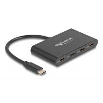 DeLOCK Hub USB 3.2 Gen 2 USB Type-C con 4 x USB Type-C hembra – 10 Gbps - Nuevo