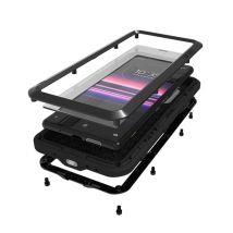 Carcasa Sony Xperia 5 Love Mei Powerful Anticaídas 3M Impermeable – Negra - Nuevo