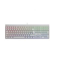 CHERRY MX 2.0S RGB teclado Juego USB QWERTZ Alemán Blanco - Nuevo
