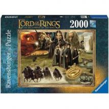 Ravensburger Il Signore degli Anelli: La Compagnia dell'Anello Contorno per puzzle 2000 pezzi Televisione/Film - Nuovo