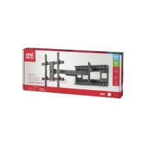 Supporto TV a muro ONE FOR ALL WM4453 Solid TURN 180 XL 32-77 fino a 50 kg orientabile 180° inclinabile 20° VESA 400 Nero - Nuovo