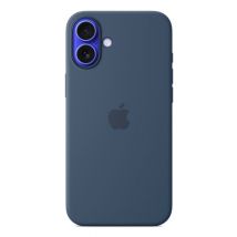 Apple Coque en silicone avec MagSafe pour iPhone 16 Plus - Denim Apple iPhone 16 Plus