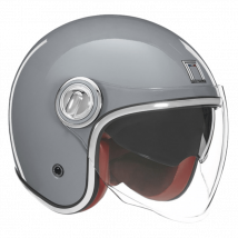 Casque Jet Heritage NOX Gris, taille L