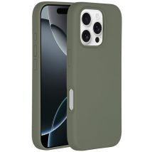 Accezz Coque Liquid Silicone avec MagSafe pour Apple iPhone 16 Pro Max - Cooper Green