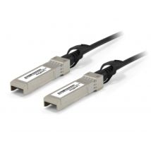 LevelOne DAC-0103 cable InfiniBand y de fibra óptica 3 m SFP+ Negro, Acero inoxidable - Nuevo