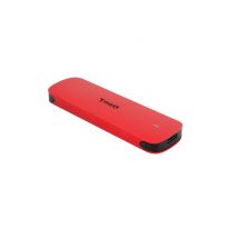 TooQ Caja externa para SSD M.2 NVMe, Rojo - Nuevo