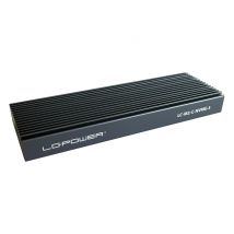 LC-Power LC-M2-C-NVME-3 caja para disco duro externo Caja externa para unidad de estado sólido (SSD) Negro M.2 - Nuevo