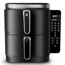 Kitchen Cook AIRFLOW_12 friteuse Double 12 L Autonome 2800 W Friteuse d'air chaud Noir