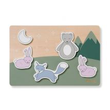 N Fit Forest Puzzle de madera para niños - Juguete educativo - Nuevo