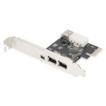 Digitus Carte PCI Express, Firewire 1394a (3 +1 ports)