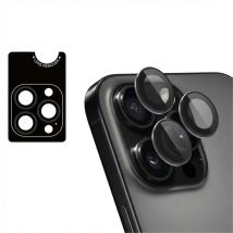 imoshion Lot de 2 protections d'objectif de caméra pour Apple iPhone 16 Pro / 16 Pro Max - Noir / Titanium