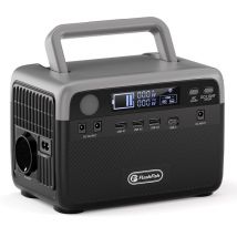 Flashfish BP030B Stazione di Energia Portatile 300W, Batteria LiFePO4 230.4 Wh, Picco 600W, Uscite CA, Ricarica in Uso, Generatore Solare per 