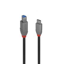 Lindy 36667 cable USB USB 3.2 Gen 1 (3.1 Gen 1) 2 m USB C USB B Negro - Nuevo