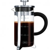 Melitta French Press Premium Francés de Prensa Negro, Acero inoxidable, Transparente - Nuevo