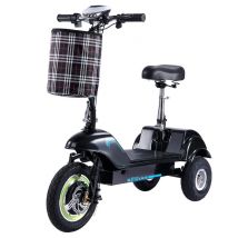TWOFISH TF03 Trottinette Électrique - Siège amovible, moteur 350W, batterie 48V 15Ah (30km d'autonomie). Vitesse max 28km/h. Pneus av.12 /arr.10 , 