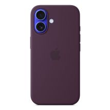 Apple Coque en silicone avec MagSafe pour iPhone 16 - Prune Apple iPhone 16