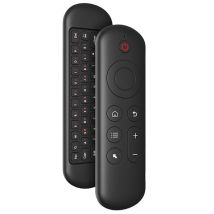 CP M5 LED 2en1 Universel Smart TV / PC Télécommande Bluetooth / Sans Fil avec Clavier / Gyroscope 6 Axes Noir