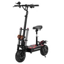 Trottinette électrique BOYUEDA S3 38Ah 6000W à double moteur 60V Frein à huile 11 pouces Autonomie de 100 km