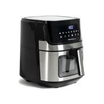 Melchioni 118340033 Friteuse Simple 6,5 L Indépendante 1600 W Noir Acier Inoxydable