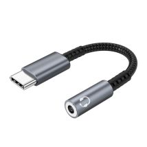 Adaptateur USB-C vers 3,5 mm pour casque Grey