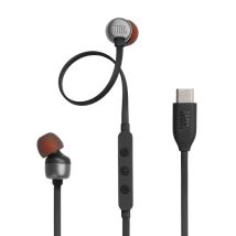 JBL Tune 310C Auriculares Alámbrico Dentro de oído Llamadas/Música USB Tipo C Negro - Nuevo
