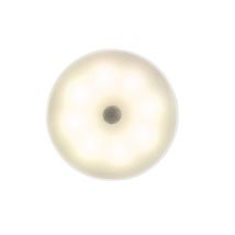 Elight W1 Wall Fix Led 1W lampe de nuit à batterie 3000K avec capteur de mouvement/crépuscule Micro USB Blanc