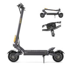 Ausom Trottinette Électrique, Moteur Double, Pneus Pneumatiques de 10 , Batterie de 20,8Ah, Suspension à Quatre Ressorts, Freins E-ABS, Autonomie de 