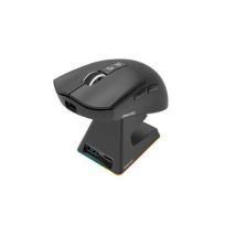 Mouse gaming senza fili Oniverse Vanguard Nero + Dock + schermo LED - Nuovo