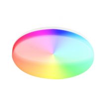 Tellur Smart WiFi lámpara de techo, RGB, blanco/cálido, regulable, 24W, redondo, Blanco - Nuevo