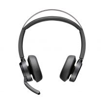 POLY Voyager Focus 2 Cuffie USB-C + adattatore USB-C/A + base di ricarica - Nuovo