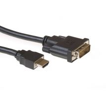 ACT AC7520 adaptador de cable de vídeo 2 m HDMI tipo A (Estándar) DVI-D Negro - Nuevo