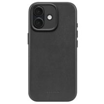 Coque pour iPhone 17 MagSafe en Cuir Antichocs Noir
