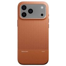 Coque pour iPhone 17 Pro Max MagSafe Antichocs Texturée Série ReClassic Marron clair