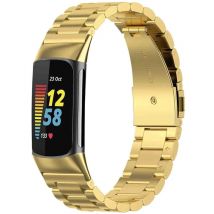 imoshion Bracelet en acier pour Fitbit Charge 5 - Doré