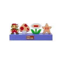 Lampada Paladone Nintendo Lampada New Mario Icons LED 30 cm Luce notturna decorativa USB e batterie Colore unico - Nuovo