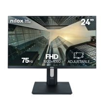 Nilox NXM24REGWEB01 écran plat de PC 60,5 cm (23.8 ) 1920 x 1080 pixels Full HD LED Noir