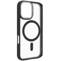Coque Recyclée MagSafe Antichoc 2 mètres Mat Frost Noir pour iPhone 16 - Origine France Garantie