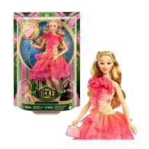 Muñeca Mattel-Wicked-Glinda con accesorios y fundas extraíbles - Disney - HXT63 - Nuevo
