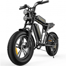 Vélo électrique tout-terrain à gros pneus ENGWE M20 20 pouces Moteur 750 W Batterie double 48 V 26 Ah-Noir