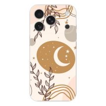 Coque en silicone - Compatible pour Apple iPhone 17 Pro - design lunaison