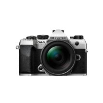 Appareil photo numérique OM SYSTEM OM-5 Mark II Kit 12-40mm f/2.8 PRO II Stabilisation 20,4MP 4K Argent