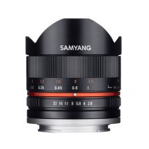 Samyang 8mm F2.8 UMC Fish-eye II SLR Objectif large fish eye Noir