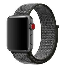 Bracelet pour Apple Watch 38/40/41mm en Nylon Noir