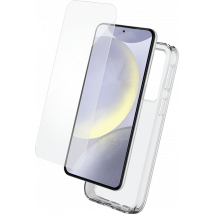 BigBen Connected Paquete de protección blanda 2 en 1 para Samsung Galaxy S25 Plus Transparente - Nuevo